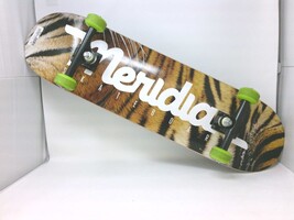 Meridian Complete Skateboard Teenage Runaway Texas Ace Tiger Stripe Deck