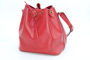 LOUIS VUITTON Epi Petit Noe Castilean Red M44107 Handbag