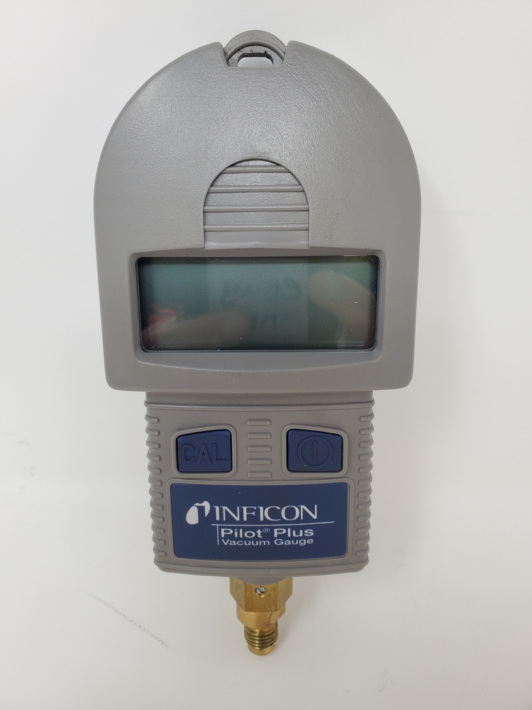 Inficon Pilot Plus Vacuum Gauge Control Indicator HVAC w/ Case + Manual