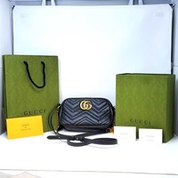 Gucci Marmont Small Shoulder Bag - Black