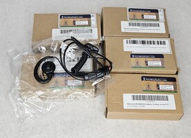 Set of 5 Motorola Radios Single Pin Non-Adjustable PTT Earpiece NEW HKLN4455A