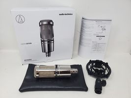 Audio-Technica AT2020V Silver Limited Model Cardioid Condenser Microphone 