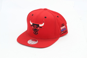 Mitchell & Ness Hardwood Classics Bulls 1991 NBA Finals Adjustable Fit Hat