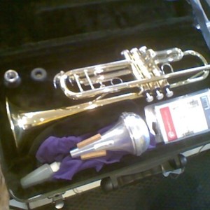ACCENT Trumpet TR512L w/ Case Mouthpiece & Accessories 