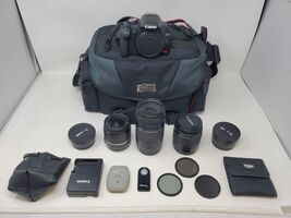 Canon EOS Rebel T1i Camera Combo Kit w/ 5 Lenses & Accessories