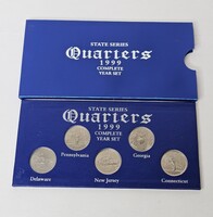 1999 State Series Quarters Complete Year Set with Sleeve