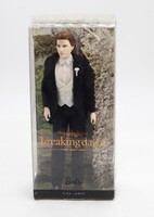 Mattel Barbie Twilight Breaking Dawn Edward Tux Tuxedo Pink Label Doll NIB