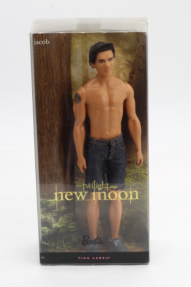Mattel Barbie Twilight New Moon Jacob Shorts Pink Label Doll NIB