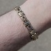 10K Yellow Gold Diamond Men's Tennis Bracelet 8mm Wide 8.5 Inches 1.00TCW