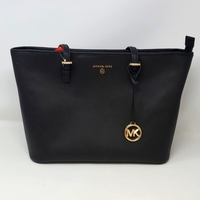 Michael Kors Jet Set Charm Top Zip Tote - Medium Black