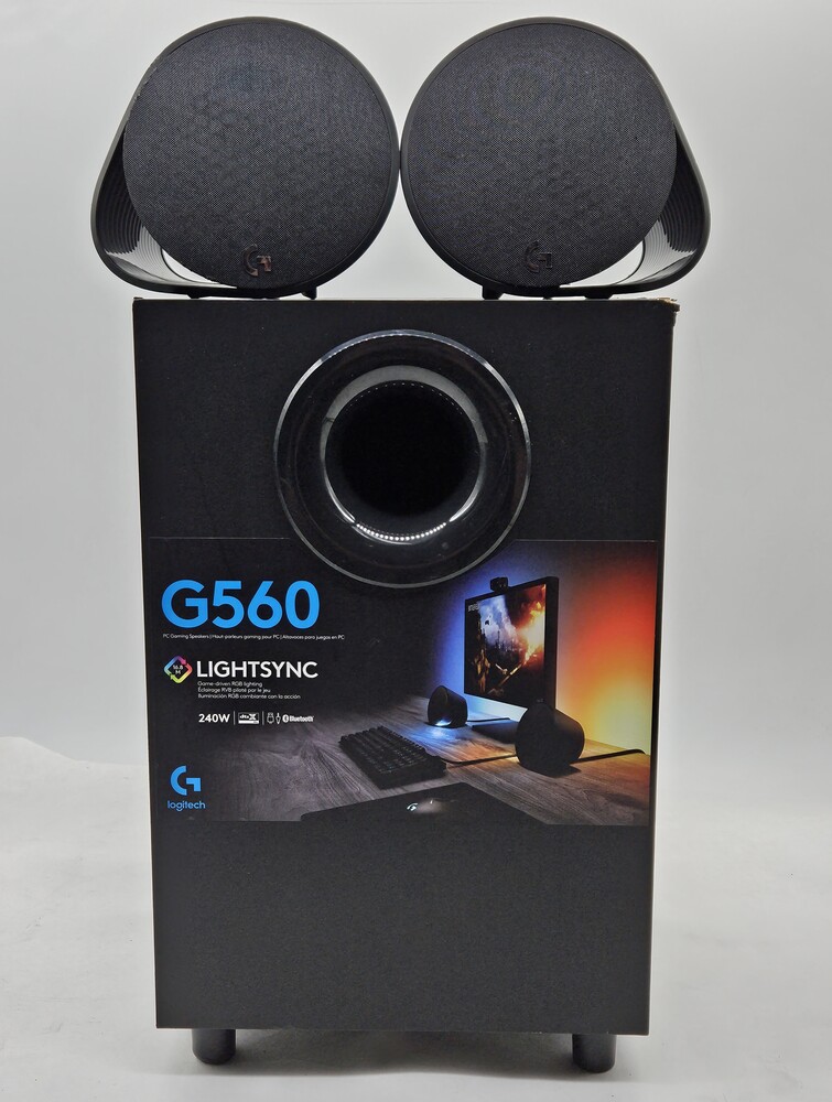 Logitech G560 Gaming LightSync Subwoofer Speakers Set Surround Money