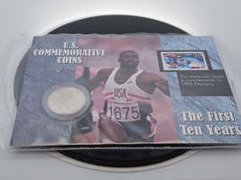 1992 Olympic Games Half Dollar Commemorative Coin Stamp Set US Coins