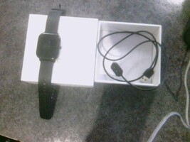 Amazfit GTS Fitness Smartwatch with charger and box. 
