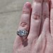 18K White Gold Simon G 1.48TCW Fracture Filled Diamond Wedding Set Size 5.75