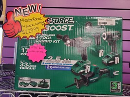 Master Force 20V Brushless 4-Tool Combo Kit