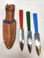 Othello Solingen Germany Throwing Knives w/ Sheath ~ Vintage Knife Set  ~ 