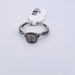 14K White Gold Diamond Halo Cluster Ring .40TCW 2.6 Grams Size 6.5 
