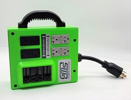 Green GMS Power Distro Portable Power Distribution Center GMS1430-PDC & Cord