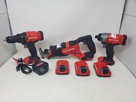 Craftsman Combo Kit w/ Saw, Impact Driver, Drill Driver, Batteries & Charger 