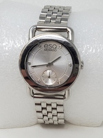 Movado ESQ Stainless Steel Ladies Watch w/ Crystal Accents