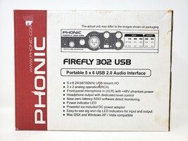Phonic Firefly 302 USB Portable Firewire Audio Interface