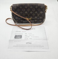 Louis Vuitton Monogram Favorite MM Shoulder Bag Crossbody Purse with Certificate