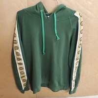 Gucci Green Knit GG Supreme Stripe Hoodie Sweatshirt - XL Extra Large