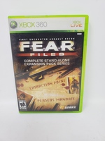 F.E.A.R. Files Xbox 360 Complete CIB w/ Manual Tested Working