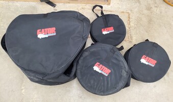 Gator Drum Gig Bags Set of 4 used bags 