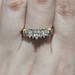  14K White Yellow Gold .76TCW Marquise Engagement Ring Band 4.6 Grams Size 9.5