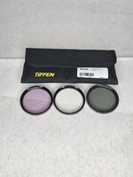 Set of 3 Tiffen Lens 62mm Enhancing Filters, Circular Polarizer & Ultra Clear WW