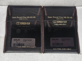 Singh-Ray Galen Rowell Pair of Filters ND-3G-SS & ND-2G-HS with Soft Cases