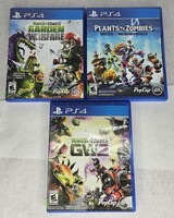 Plants vs Zombies Garden Warfare 1 & GW2 & Battle for Neighborville PS4 Games