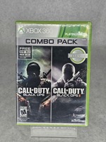 Microsoft XBOX 360 Call of Duty Black Black 1 Black Ops 2 Combo Pack