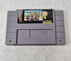 Super Nintendo SNES Super Mario Kart Torn Label Video Game Cartridge Only