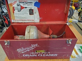 Milwaukee 0566-1 Heavy Duty Electric Drain Cleaner - RPM 0-450 W/case