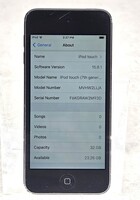 Apple A2178 iPod Touch 7th Gen Slate Gray 32GB 2019 MVHV2LL/A 