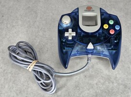 Original Sega Dreamcast Ocean Blue Translucent Controller