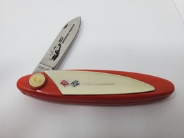 Corvette Convertible Roadster Franklin Mint Collector Knife 1957 Chevrolet Red