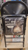 WWE Elimination Chamber Folding Chair Sunday 2 12 2010 Signed by Animal