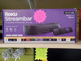 Roku Streambar - Streams HD 4K HDR - Dolby Audio