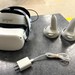 Meta Quest 2 128GB Oculus Stand Alone VR w/ Controllers, Battery Strap & Charger