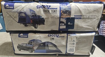 Napier Sportz Truck Bed 2 Person Tent with Link in Carrying Bags 