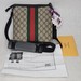 Gucci GG Supreme Canvas Sherry Stripe Small Messenger Crossbody Bag Purse 