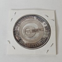1973 Coralville Iowa Centennial Year Old School House 1 Troy Ounce Coin