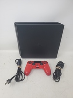 Sony PlayStation 4 Slim 1TB PS4 w/ Cords & Controller - Tested