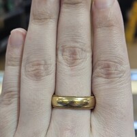 18K Yellow Gold Tiffany & Co Forever Wedding Band Ring 6mm Size 9.25
