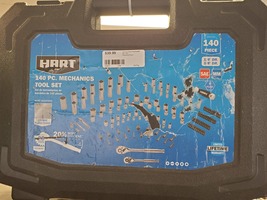 HART 140-Piece 1/4 and 3/8-inch Drive Mechanics Tool Set