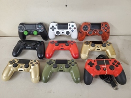 PlayStation 4 Controller lot of 9 PS4 FOR PARTS or REPAIR