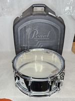 Pearl SS 14.5x6" Silver Snare Drum with Hard Case 